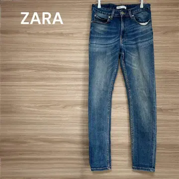 ZARA [ 40 ] 다크 블루 스키니 청바지