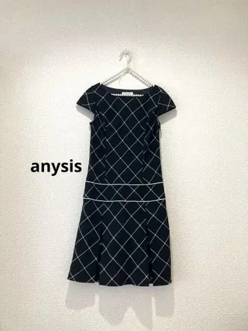 anysis 반짝반짝 체크 원피스