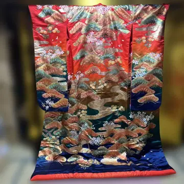 우치카케 색 우치카케 순수 실크