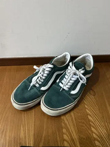 Vans 그린 스웨이드 스니커즈