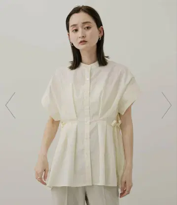 택 포함 새상품 SENSE OF PLACE 반팔 셔츠 화이트