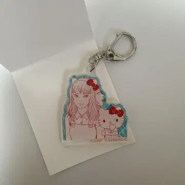 이토 준지 x 산리오 캐릭터즈 아크릴 키링 토미에 x 헬로키티