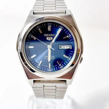 세이코 SEIKO5 7S26-02E0 오토매틱 손목시계 데이데이트 남성용