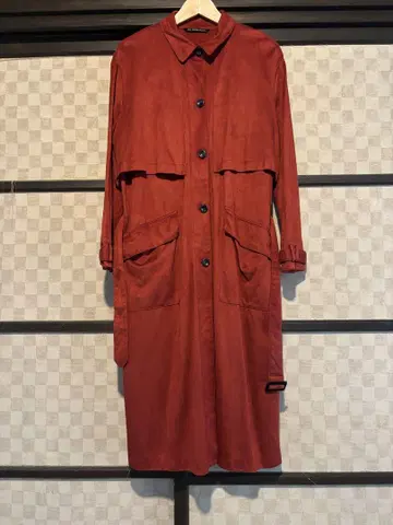 trf_outerwear 레드 트렌치코트
