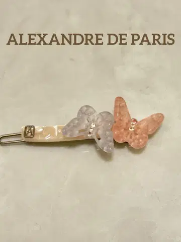 ALEXANDRE 버터플라이 헤어핀 미사용품 백화점 구매품