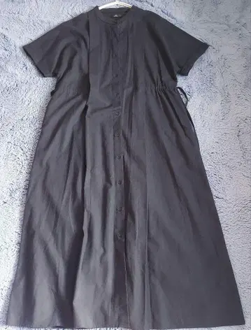 ITEMS URBAN RESEARCH 반팔 롱 원피스 네이비