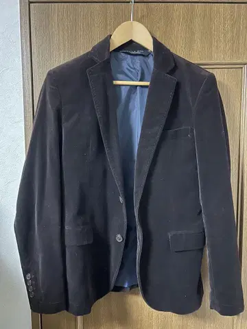 ZARA MAN 다크 브라운 코듀로이 블레이저 사이즈 36
