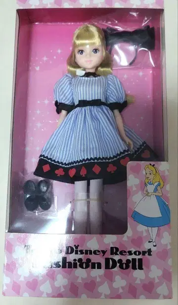 이상한 나라의 앨리스 리카짱 인형 도쿄 디즈니랜드 한정판 입상 피규어