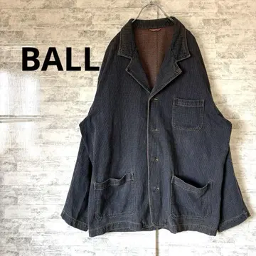 [BALL] 다크 블루 데님 자켓 오버사이즈 빅 사이즈 48호