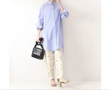 스픽앤스팬 Backless long shirt 롱 셔츠