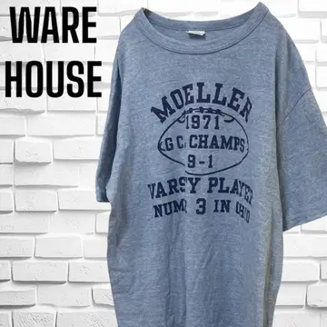 WAREHOUSE 웨어하우스 T셔츠  크루넥 Tee MOELLER