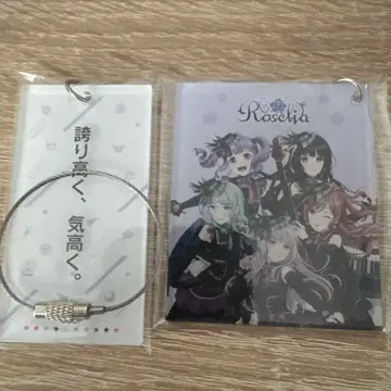 뱅드림 10주년 궤적전 Roselia 메모리얼 키링