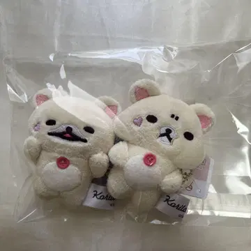 코리락쿠마의 작은 악마 기분 손바닥 봉제인형 2개 세트 리락쿠마