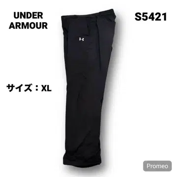 [즉시 구매 OK] UNDER ARMOUR 나일론 팬츠 사이즈 XL 블랙