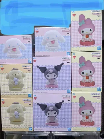 산리오 룸 라이트 피규어 세트