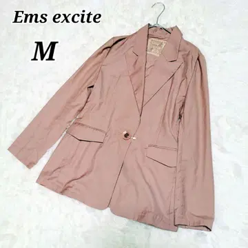 [엠즈 엑사이트] 자켓 코트 겉옷 핑크 베이지 M