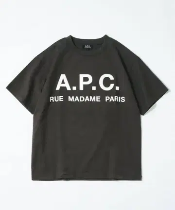 [ A.P.C. ] EDIFICE 별주 오버 사이즈 로고 프린트 T셔츠