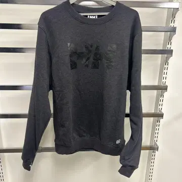 Helly Hansen HH 로고 다크 그레이 크루넥 트레이닝복