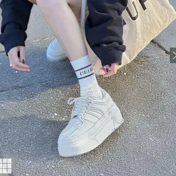 GRL 통굽 스니커즈 zr1242 23cm