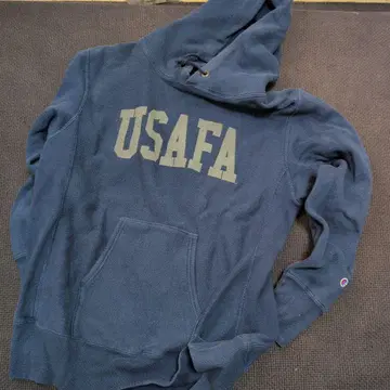 Champion USAFA 후드 맨투맨 X-LARGE 네이비