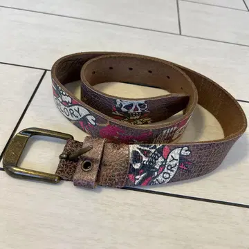 Ed Hardy 천연 가죽 벨트