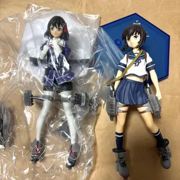 함대 컬렉션 후부키, 하구로 카이2 피규어 2체 세트 개봉품 정크제품