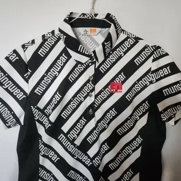 새상품 Munsingwear 여성용 반팔 골프웨어 L 7-104