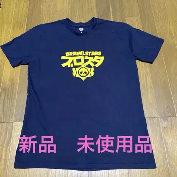 2 BRAWL STARS 로고 티셔츠 네이비 (브롤스타즈) 미사용품