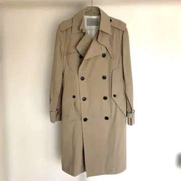 markaware 트렌치 코트 실크 라이너