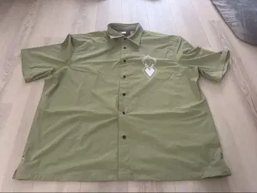 [오봉 한정 대특가] TOMMYHILFIGER 반팔 셔츠 카키 그린 XL