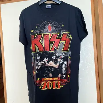 KISS 몬스터 투어 2013 티셔츠 S 사이즈