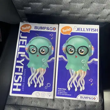 Electric Dancing Squid 춤추는 오징어 그린 오렌지