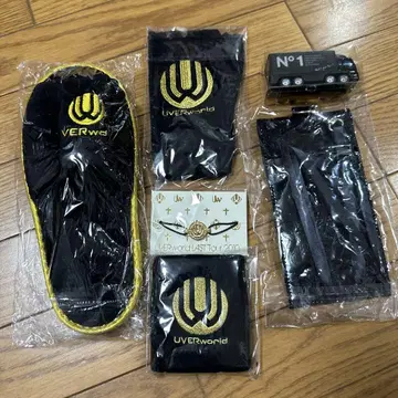 UVERworld 6점 세트 슬리퍼 파우치 키링