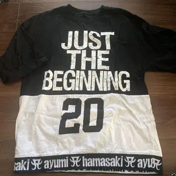 하마사키 아유미 JUST THE BEGINNING 티셔츠