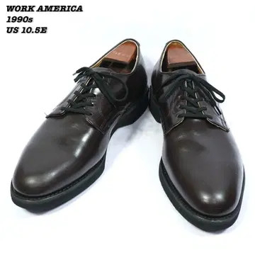 WORK AMERICA Plane Toe Shoes 1990s 10.5E