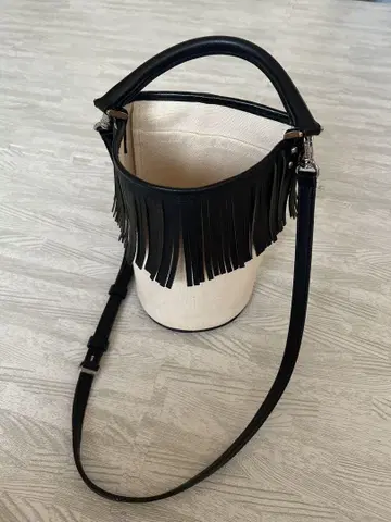 Fringe Bucket Bag ayako 프린지 백 블랙