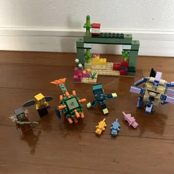 Minecraft LEGO 세트 캐릭터 포함 21180