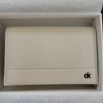 Calvin Klein 화이트 명함지갑