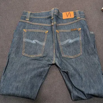 nudie jeans 다크 블루 스키니 데님 32인치