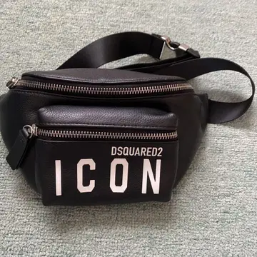 DSQUARED2 ICON 바디백 블랙