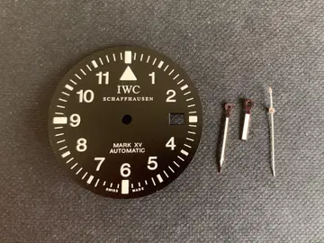 IWC 마크15 XV 연철제 블랙 다이얼 3침 세트 파일럿 워치