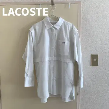 [ LACOSTE 여성용 ] 4way 디자인 롱 셔츠