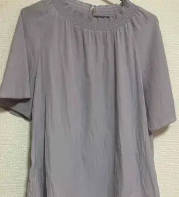 블라우스 그레이 넉넉한 핏