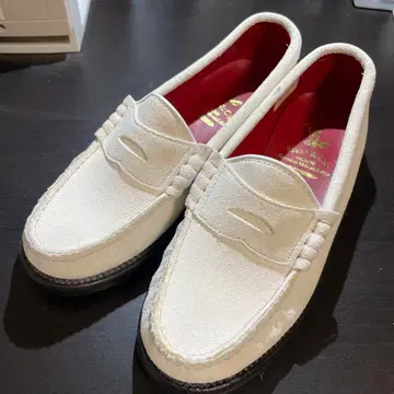 리갈 REGAL shoe&co. 코인 로퍼 화이트 23 스웨이드 950S