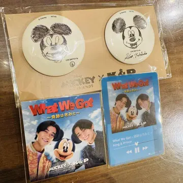 King & Prince 미키 캔뱃지 킹프리 스티커 카드