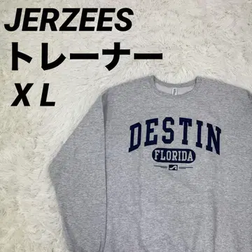 DESTIN FLORIDA 맨투맨 그레이 JERZEES 남녀 공용