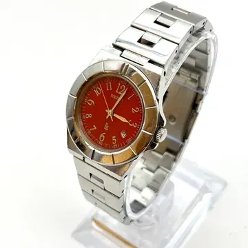 세이코 SEIKO 루키아 손목시계 쿼츠 새 배터리 교체 완료 3침 작동품