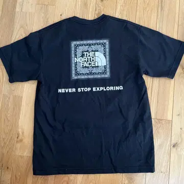 THE NORTH FACE 블랙 티셔츠 S
