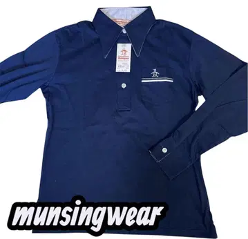 L 사이즈 munsingwear grandslam 먼싱웨어 긴팔 네이비
