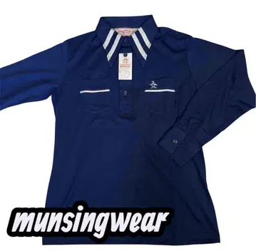 L 사이즈 먼싱웨어 munsingwear grandslam 긴팔 네이비